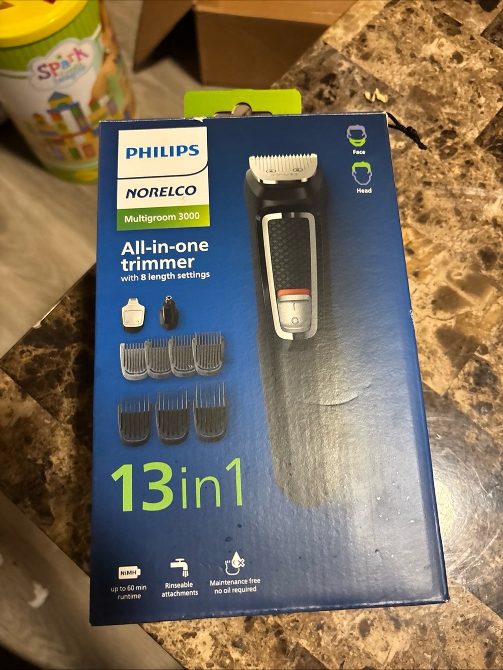 Philips Norelco Multigroom 3000 Trimmer - Blue and Black